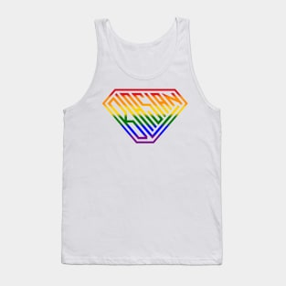 Blasian SuperEmpowered Shield (Rainbow) Tank Top